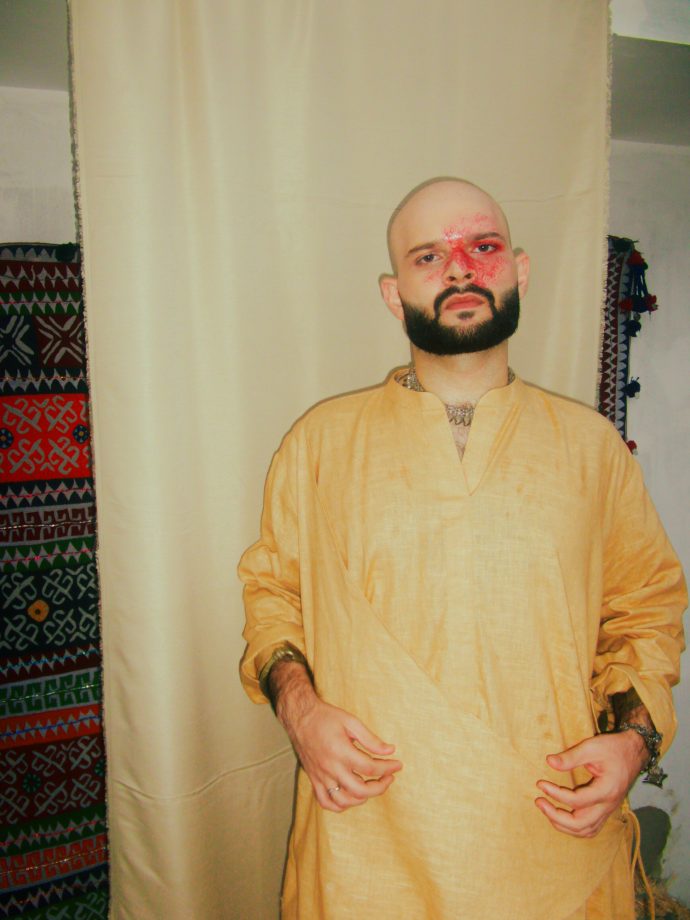 Beige Layered Kurta - Image 10