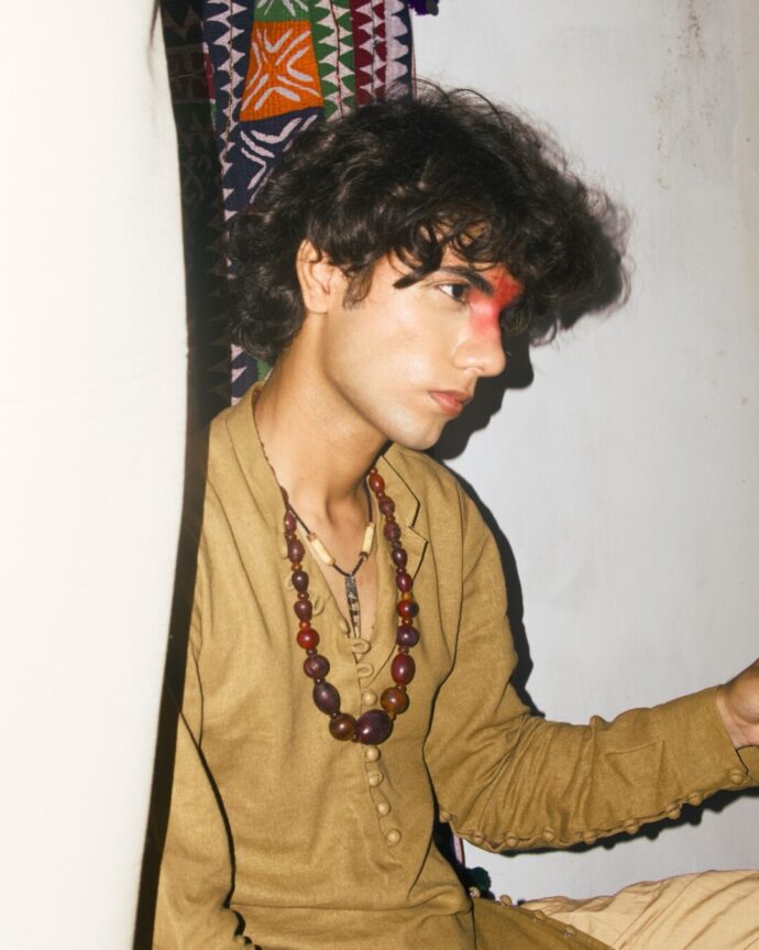 Brown Buttoned Kurta - Image 6