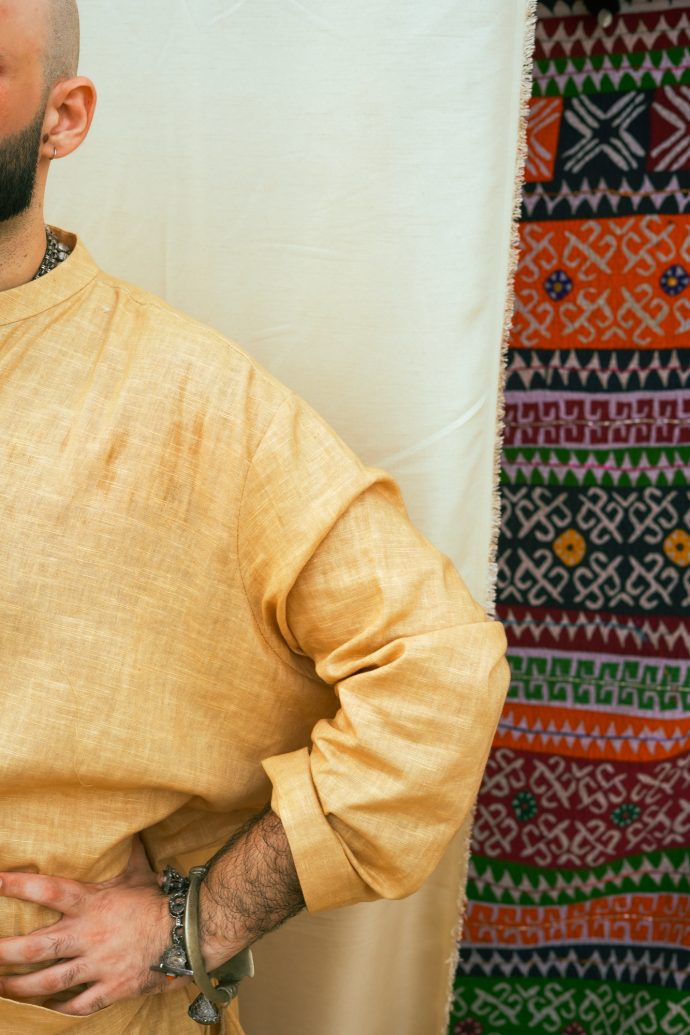 Beige Layered Kurta - Image 7