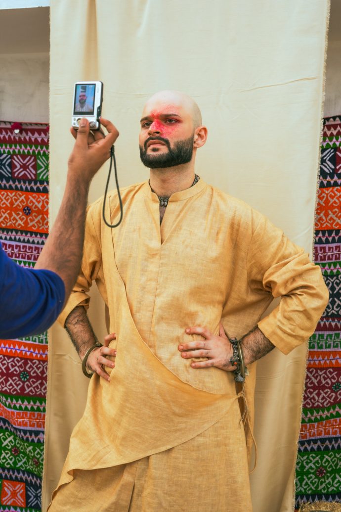 Beige Layered Kurta - Image 6
